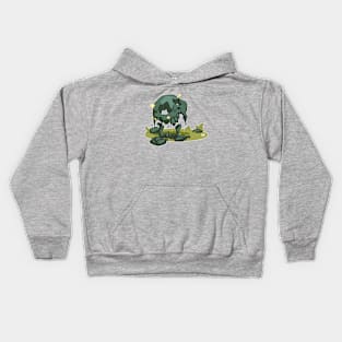 Jumping Skelly Rock Kids Hoodie